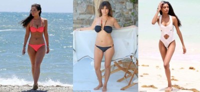 best celebrity bikini - tulisa kourtney and jourdan dunn