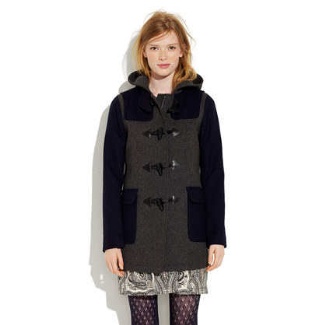 elementary-joan-watson-madewell-colorblock-toggle-coat