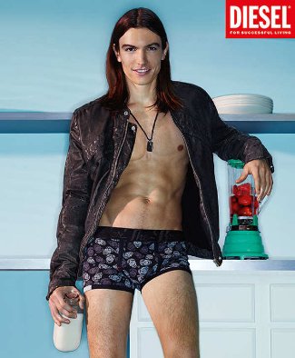 Ian-Mellencamp-Diesel-underwear model