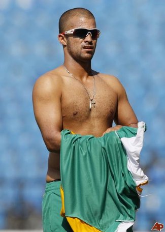hot cricket players Jp Duminy shirtless SA Cricketeer