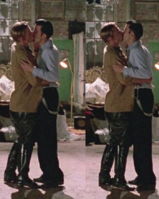clive nikolaj bent - homosexual kiss