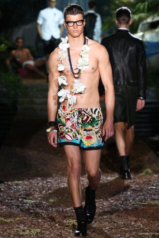 dsquared male underwear model - beach wear for men