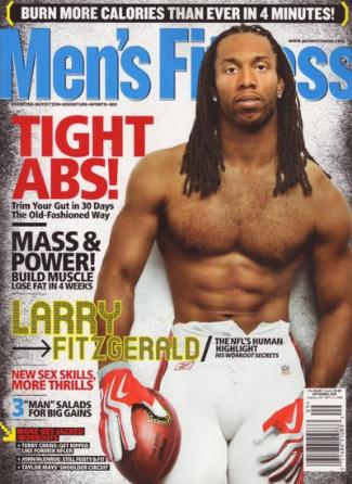 larry-fitzgerald-mens-fitness-football wide receiver for the Arizona Cardinals