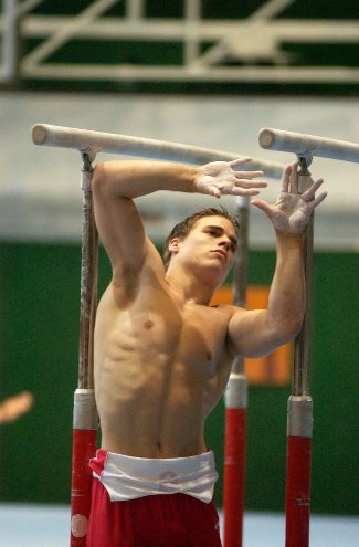 shirtless swiss male gymnast - Claudio Capelli