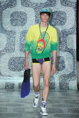 Frankie Morello runway model - how much is his underwear 40-50usd