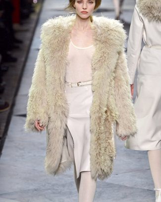 loewe fur coat for women fall winter 2013