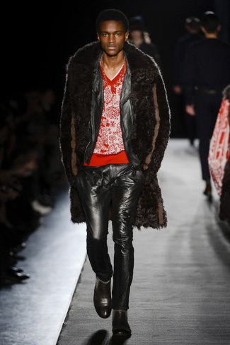 winter fur coats for men 2013-2014 - by diesel black gold collection