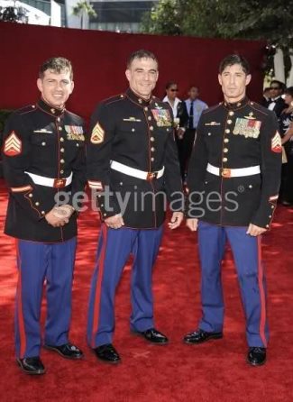 real hot sexy marines - SgtJeff Carisalez Staff Sgt Eric Kocher Sgt Rudy Reyes - 61st Primetime Emmy Awards - Nokia Theatre September 2009