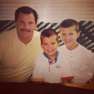 blake bortles young - with bro and dad