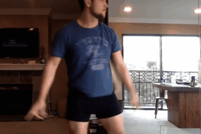 matt mcgorry underwear - dancing in his boxer shorts4
