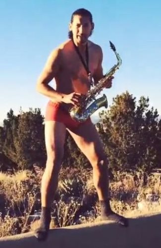 omar gonzalez underwear - sax player and soccer player for usa