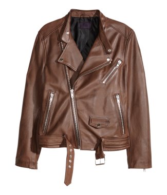 Leather biker jacket hm sale 129 to 80