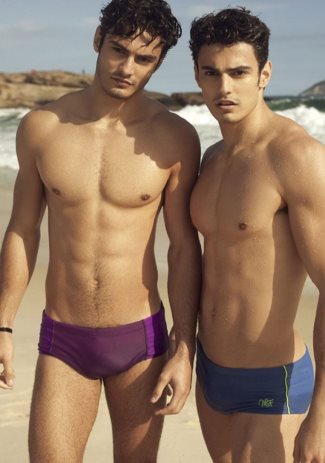 hot male twins modeling - lucas and luis coppini