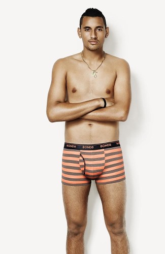 nick kyrgios shirtless body - bonds underwear model