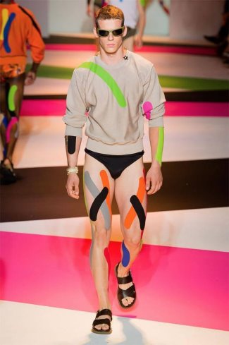 versace swimbriefs ss 2014 - male model Kristof Kralik