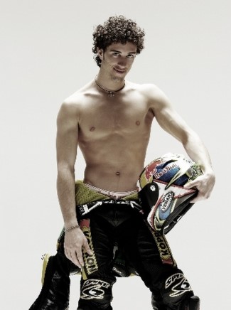 Andrea Dovizioso shirtless motogp riders
