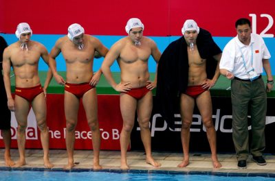 chinese water polo players in speedo