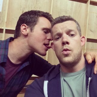 russell tovey with jonathan groff - looking