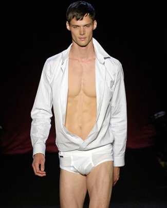 gay male modelsopenly gay male model - matt gordon runway walk
