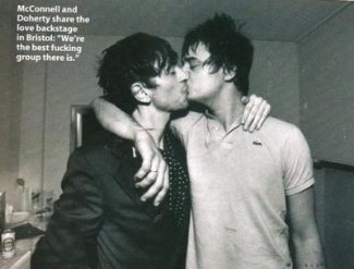 pete doherty gay kiss drew mcconnell