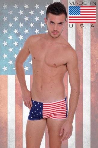 american flag speedo swimsuit shore trendz
