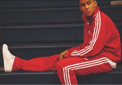 quincy brown adidas track suit