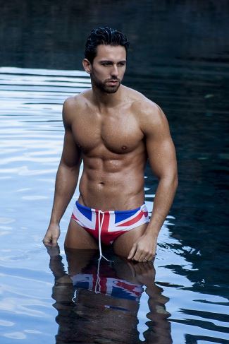 british flag speedo - Moises Garcia - manus swimwear
