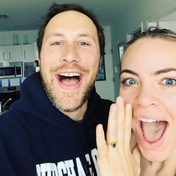 mike carlsen fiancee racine russell - engaged