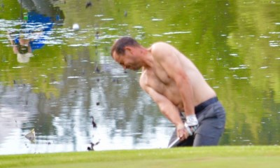shirtless golfers 2016 - david howell