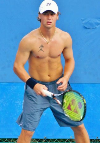 hot male tennis players - ricardas berankis
