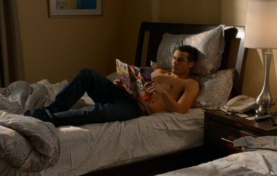 jacob artist shirtless in jeans