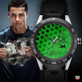 cristiano ronaldo watches - 2017 - tag heuer connected watch