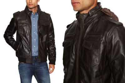 levis leather jacket for andy samberg