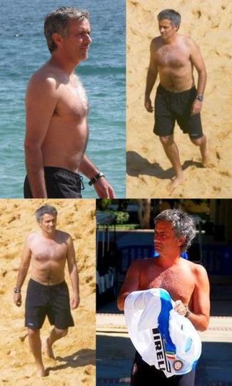 jose mourinho shirtless football manager