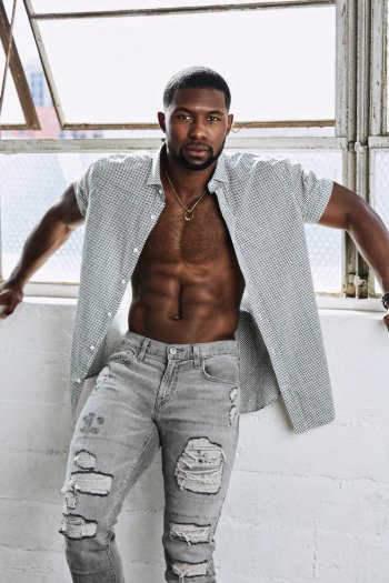 trevante rhodes shirtless in jeans