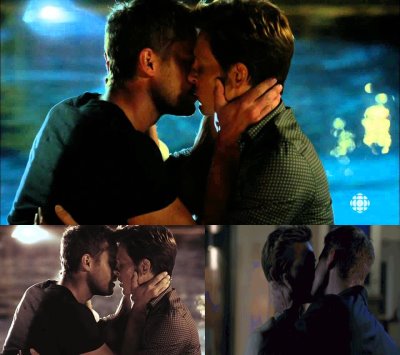 justin hartley gay kissing gabriel mann - revenge