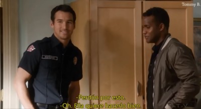 sterling sulieman gay in station 19 - grant and travis