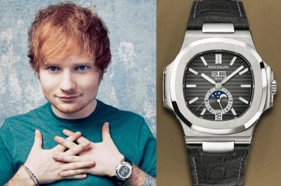 Celebrities Wearing Patek Philippe Watches -Ed Sheeran Patek Philippe Nautilus