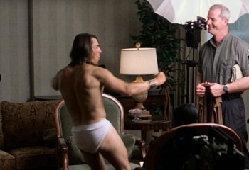 tom cruise underwear - white briefs in magnolia - behind the scenes