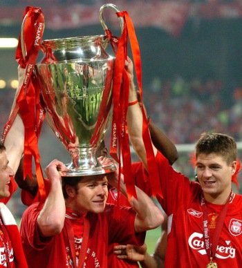 xabi alonso awards and trophies 2005 champions league victory istanbul2