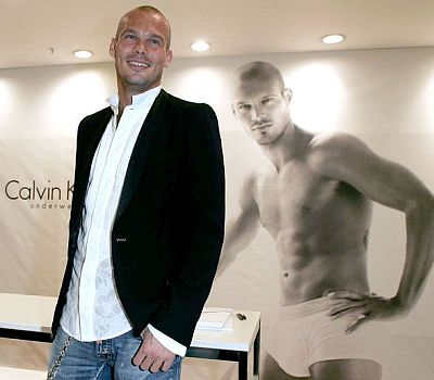 Fredrik Ljungberg underwear model - calvin klein boxer briefs