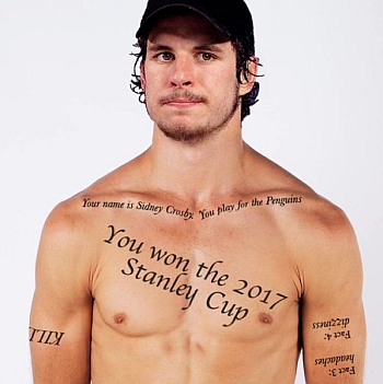sidney crosby shirtless