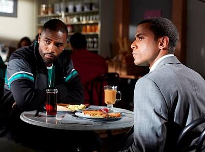 black actors in gay roles - Andra Fuller and Jarod Joseph on LA Complex