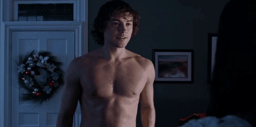 josh whitehouse shirtless in knight before christmas