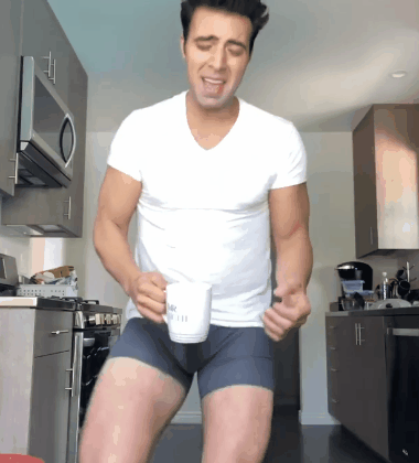 jencarlos canela dancing in underwear