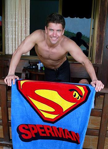 lukas ridgeston shirtless superman