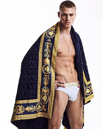 versace male underwear model - Matthew Noszka