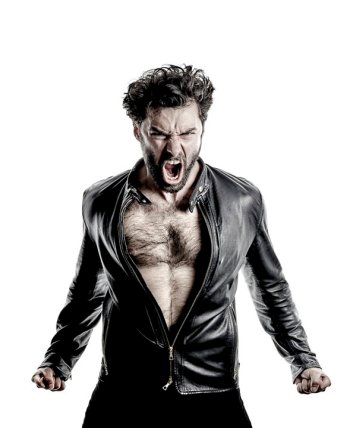 AIDAN TURNER LEATHER JACKET BY ANDY GOTTS