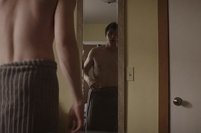 nick robinson shirtless in a teacher