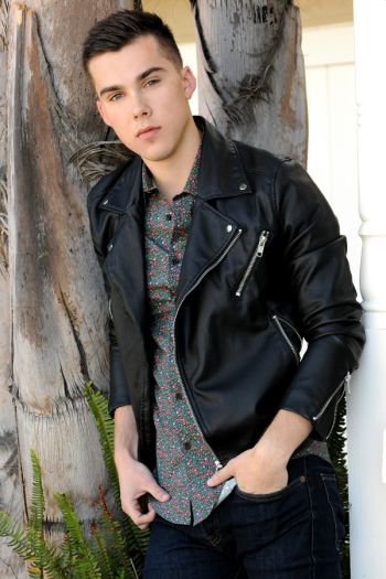 jeremy shada style jeans and leather jacket